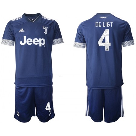 Tenue Juventus Matthijs de Ligt 4 Enfant Exterieur 2020-2021 Maillot de Foot